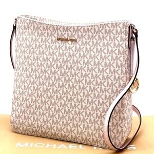 Michael Kors Large Messenger Crossbody Bag Powder Blush Multi